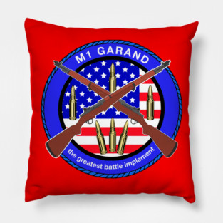 M1 GARAND LOGO Pillow
