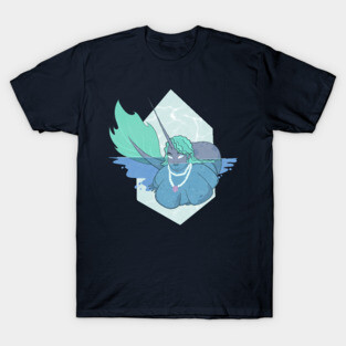 Narwhal Mermaid Babe T-Shirt