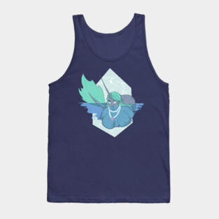 Narwhal Mermaid Babe Tank Top