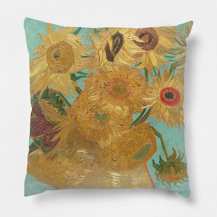 Sunflowers by Vincent van Gogh Pillow
