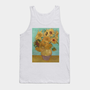 Sunflowers by Vincent van Gogh Tank Top