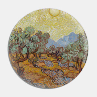 Olive Trees by Vincent van Gogh Pin