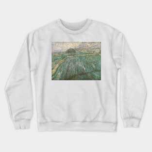 Rain by Vincent van Gogh Crewneck Sweatshirt