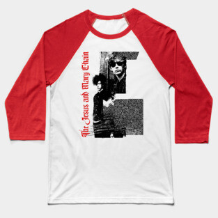 ^^^ The Jesus & Mary Chain Glitch Artwork ^^^ Baseball T-Shirt
