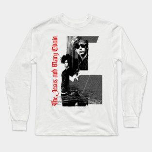^^^ The Jesus & Mary Chain Glitch Artwork ^^^ Long Sleeve T-Shirt