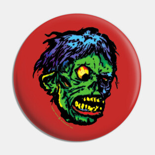 Vintage Shock Monster Comic Book Backpages Pin