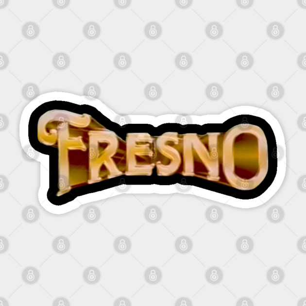Fresno 1986 Sticker by The Daily Ghost