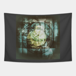 multi exposure clock Tapestry