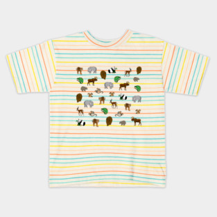 Wild Animals Kids T-Shirt