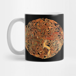 Celtic Beast Knot Pattern. Mug