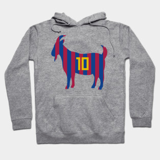 Goat 10 Messi Barcelona Hoodie