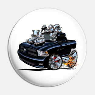 Dodge Ram Black Truck Pin