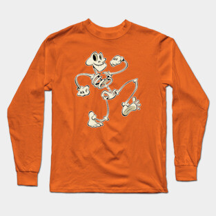 Keep on Truckin' Skeleton Long Sleeve T-Shirt