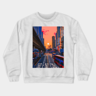 Sunset in Hong Kong Crewneck Sweatshirt