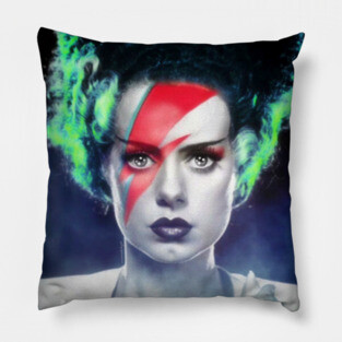 Bride of Frankenstein Lightning Bolt Pillow