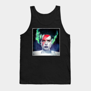 Bride of Frankenstein Lightning Bolt Tank Top