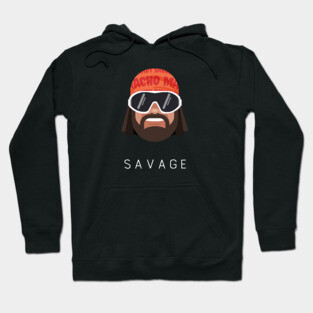 Randy Savage Head (with Text) Hoodie