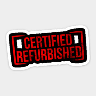 Certified Refurbished Sticker