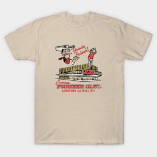 Vintage Pioneer Club Casino Downtown Las Vegas Vegas Vic T-Shirt