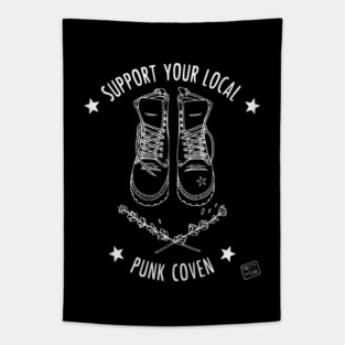 Support Your Local Punk Coven Tapestry
