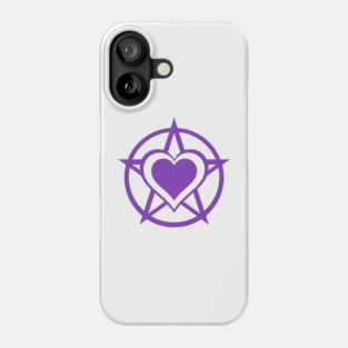 Purple Pagan Heart Cheeky Witch® Phone Case