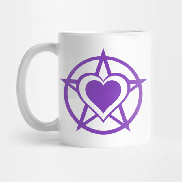 Purple Pagan Heart Cheeky Witch® by Cheeky Witch