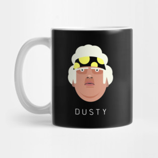 Dusty Rhodes Head (with Text) Mug