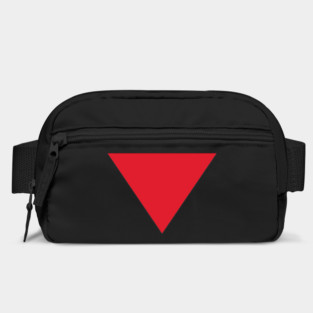 Inverted Red Triangle Bag