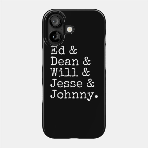 Collective Soul Name List Phone Case by Litehouse Tees