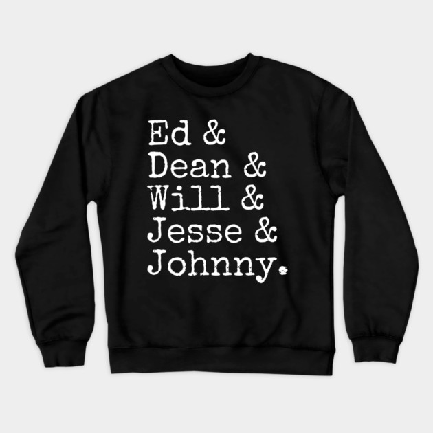 Collective Soul Name List Crewneck Sweatshirt by Litehouse Tees