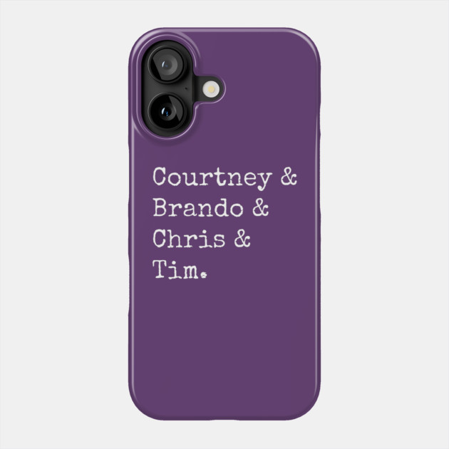 The Courtney Show Phone Case by Litehouse Tees