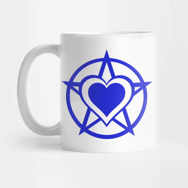 Blue Pagan Heart Cheeky Witch® by Cheeky Witch