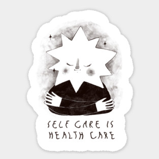 Self-Care Star Sticker