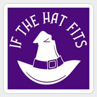If The Hat Fits Cheeky Witch® Sticker
