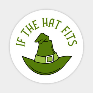 Green If The Hat Fits Cheeky Witch® Magnet