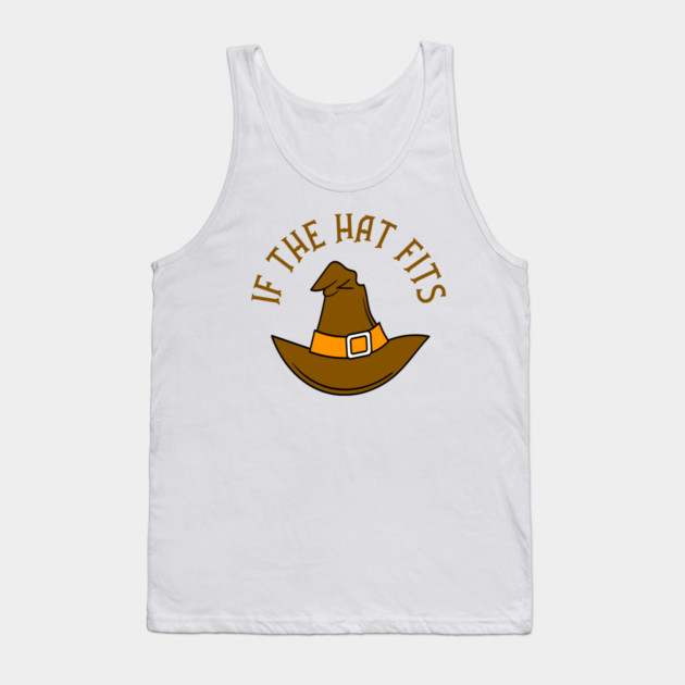 Orange If The Hat Fits Cheeky Witch® Tank Top by Cheeky Witch