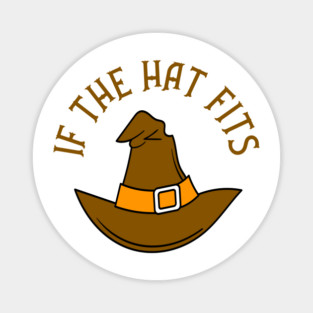 Orange If The Hat Fits Cheeky Witch® Magnet