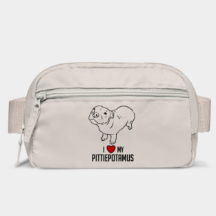 I Love My Pittiepotamus Bag