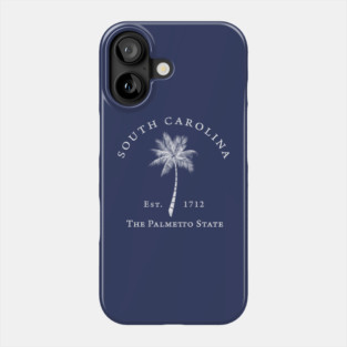 South Carolina SC Palmetto State Old Style Phone Case