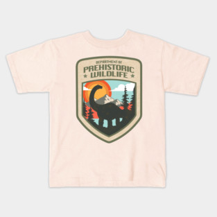 Department of Prehistoric Wildlife Kids T-Shirt