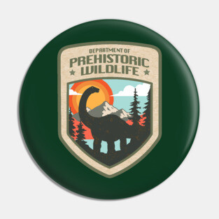 Department of Prehistoric Wildlife Pin