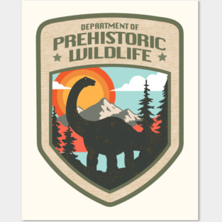 Department of Prehistoric Wildlife Posters and Art