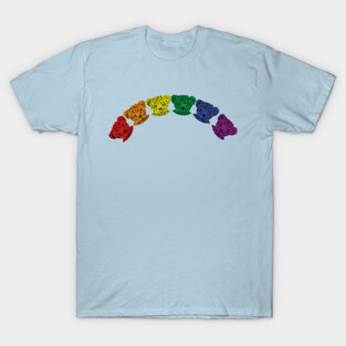 Pride Teddy Bear Rainbow T-Shirt