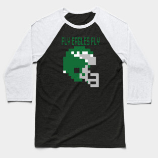 Eagles - Fly Eagles Fly 8 bit Baseball T-Shirt