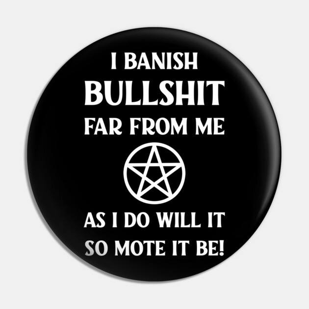 Cheeky Witch® Banishing Spell Pin by Cheeky Witch