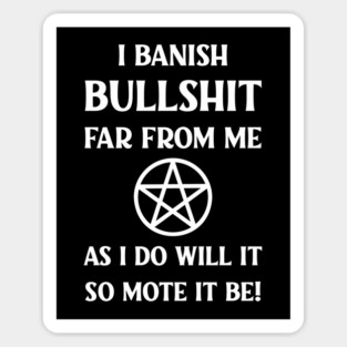 Cheeky Witch® Banishing Spell Magnet