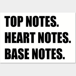 Fragrance Notes Design Posters and Art