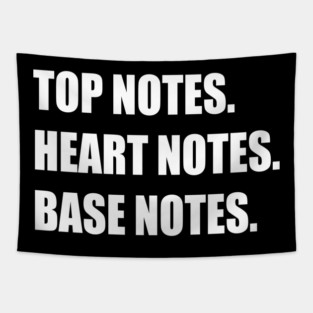 Fragrance Notes Design Tapestry