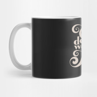 Til Death We Do Art - in black & cream Mug