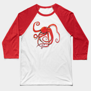 Octopus Baseball T-Shirt